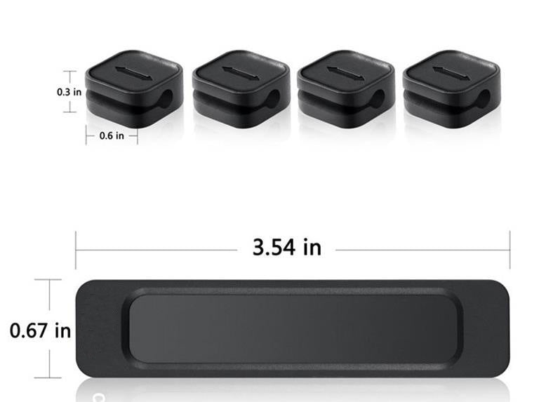Desktop Magnetic Cable Holder Cord